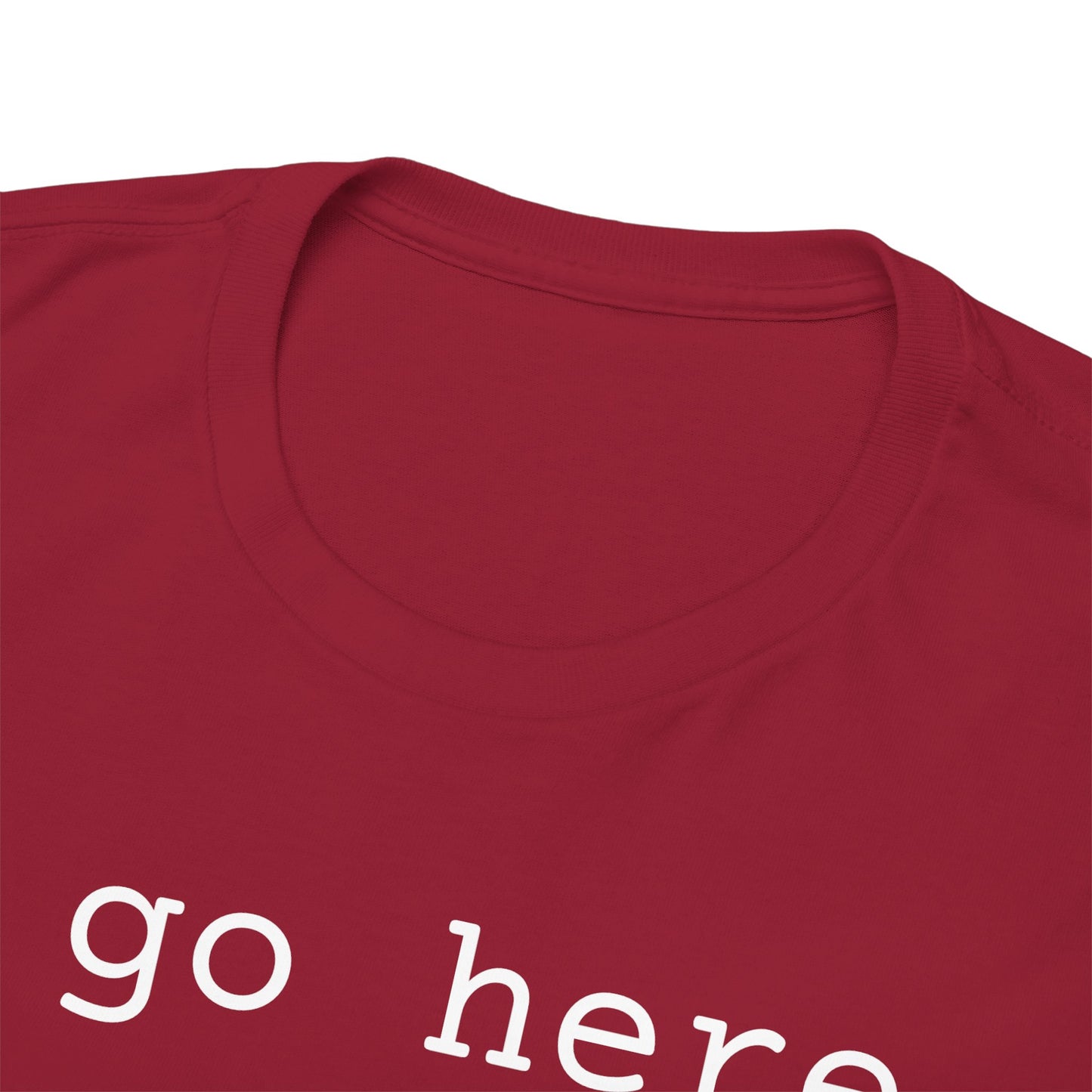I go here.