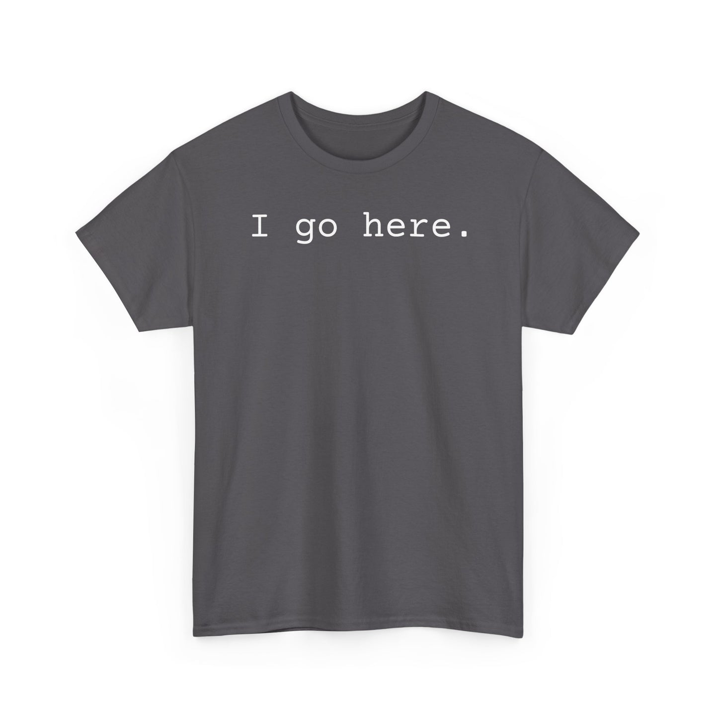 I go here.
