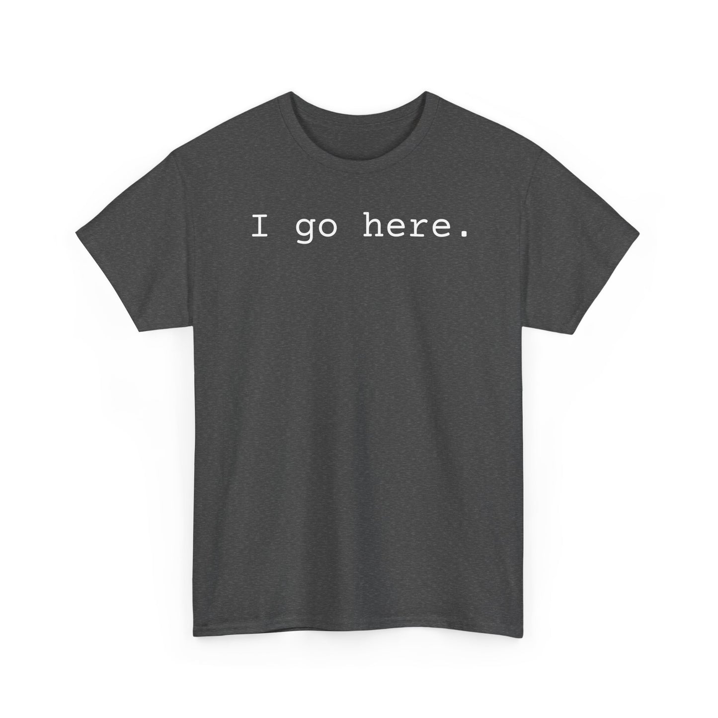 I go here.
