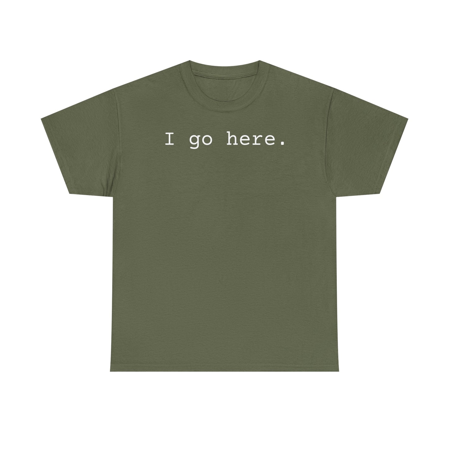 I go here.
